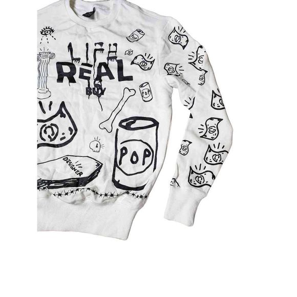 Real Buy DNA troubled Andrew Gucci ghost crew neck sweatshirt - Picture 5 of 5